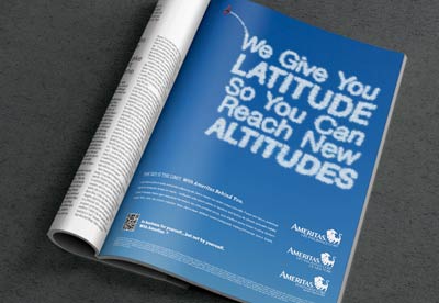 Recruitment marketing campaign, featuring several different print ads.